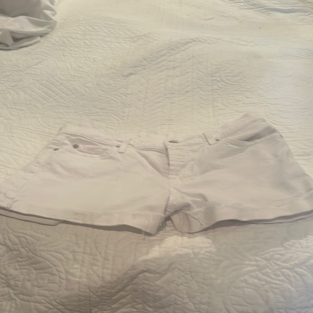 Women's White Shorts